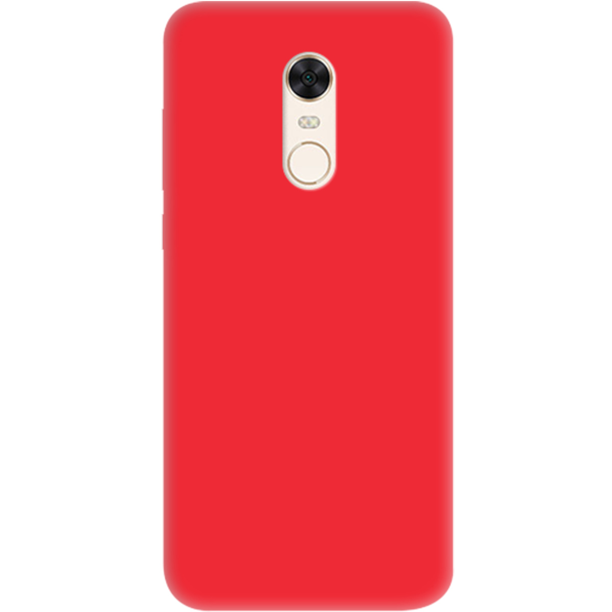 Чехол для Xiaomi Redmi 5 Plus ярко-красный матовый soft touch - фото 1 Чехол для Xiaomi Redmi 5 Plus ярко-красный матовый soft touch - фото 1 - Чехлы для телефонов