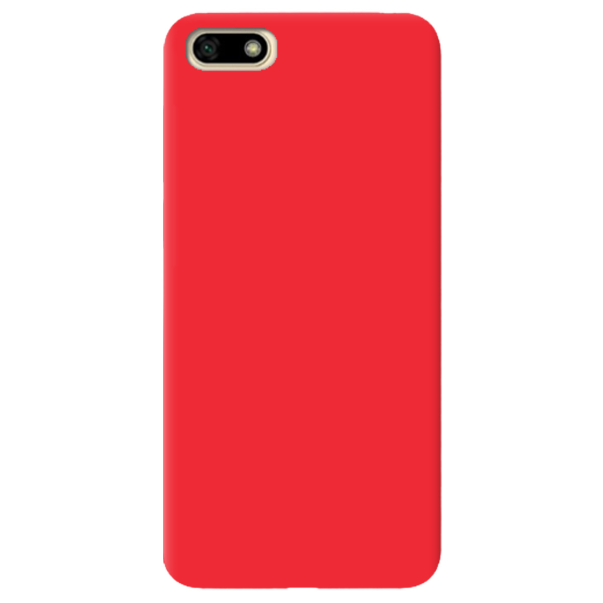 Чехол для Huawei Y5 2018 ярко-красный матовый soft touch - фото 1 - Чехлы для телефонов