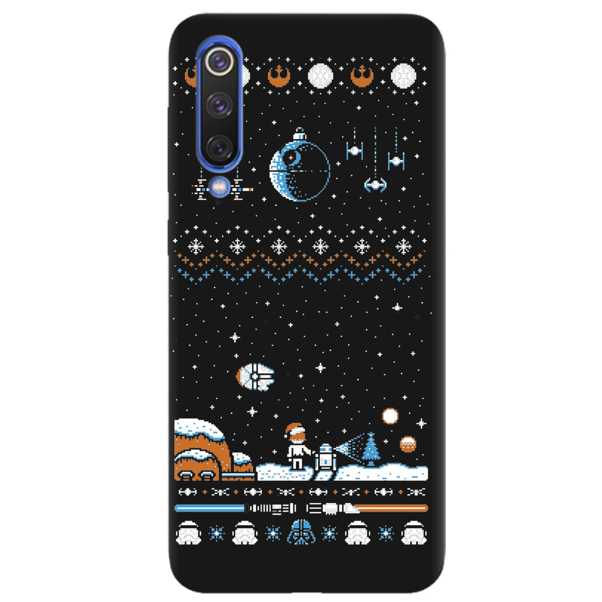 Чехол для Xiaomi Mi 9 черный матовый soft touch Star wars - фото 1 Чехол для Xiaomi Mi 9 черный матовый soft touch Star wars - фото 1 - Чехлы для телефонов