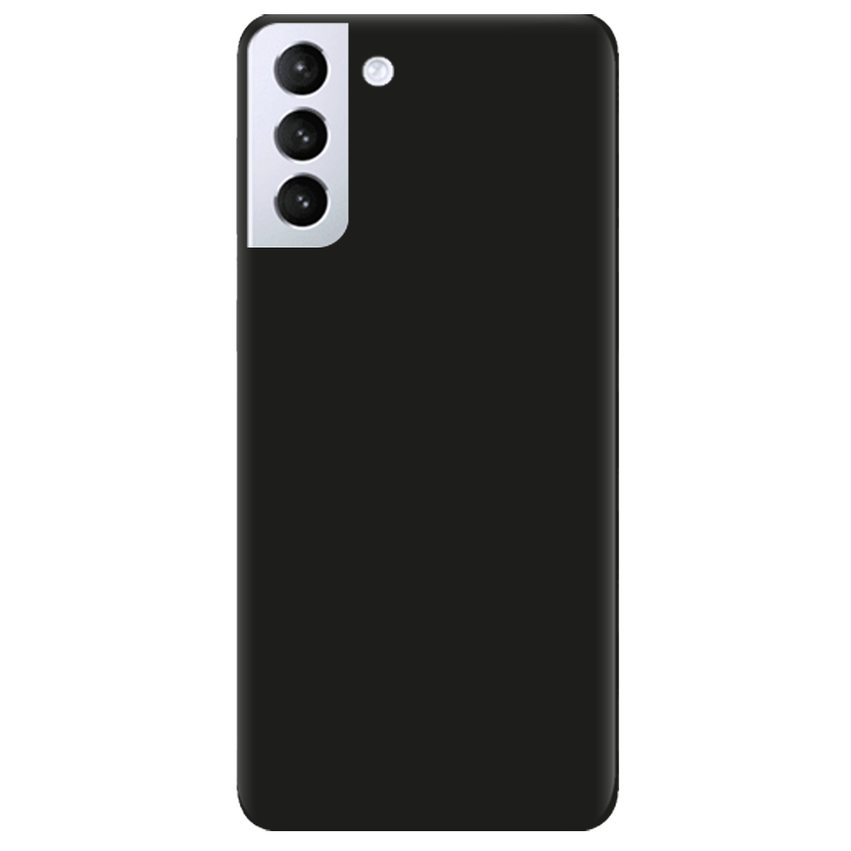 Чехол для Samsung Galaxy S21 Plus черный матовый soft touch - фото 1 - Чехлы для телефонов