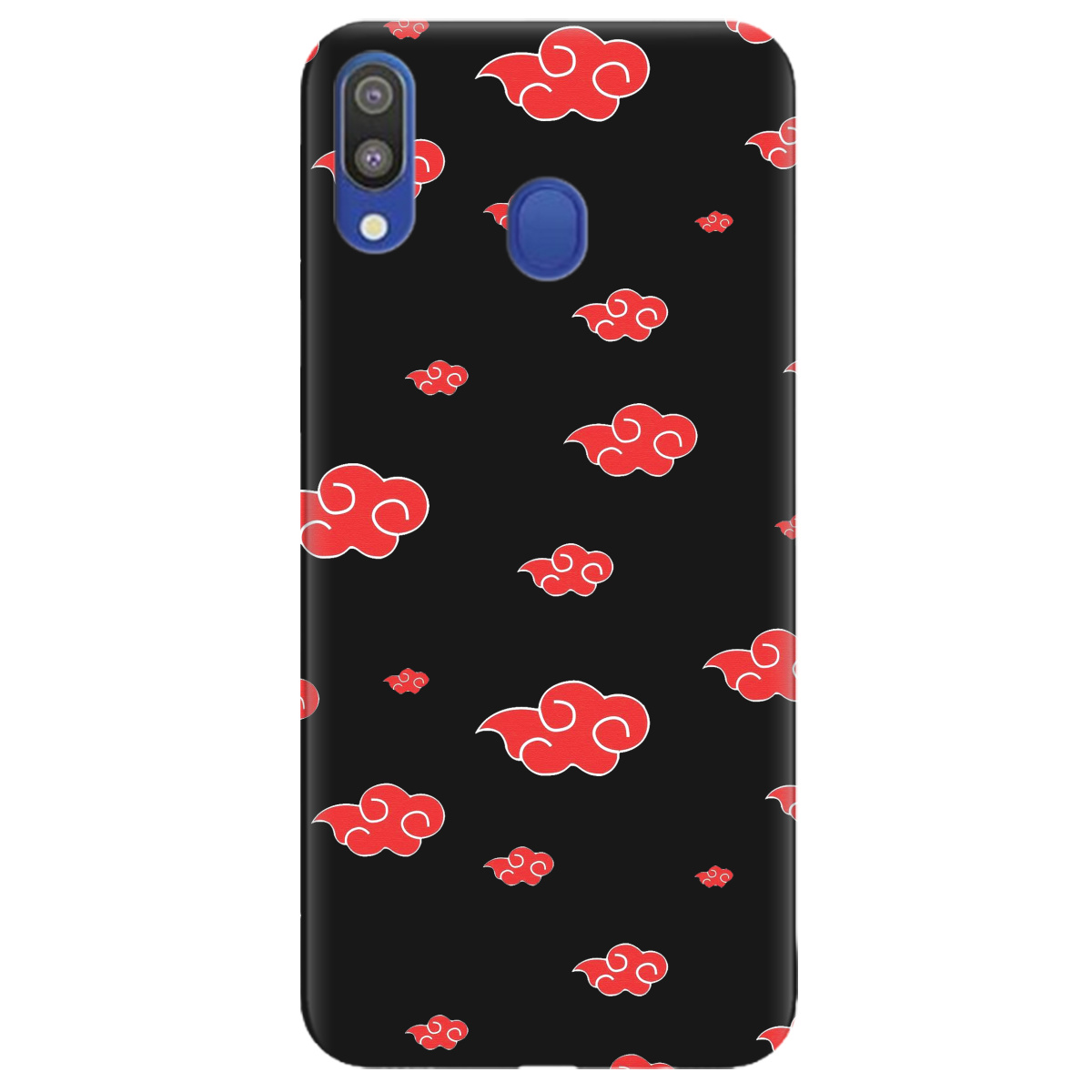 Чехол для Samsung Galaxy M20 черный матовый soft touch Akatsuki - фото 1 - Чехлы для телефонов