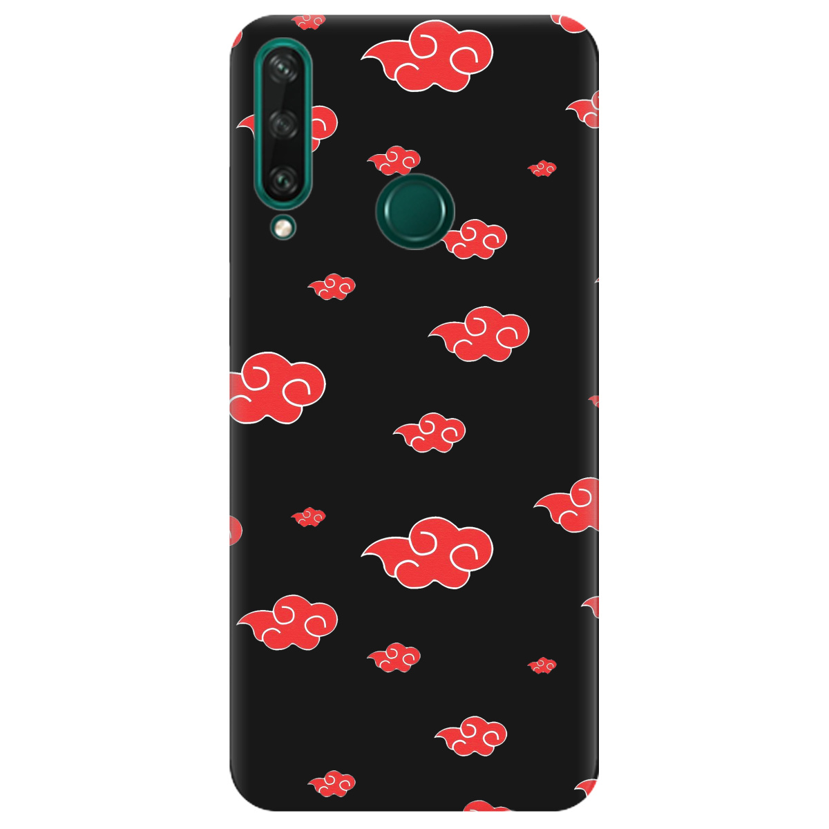 Чехол для Huawei Y6p черный матовый soft touch Akatsuki - фото 1 Чехол для Huawei Y6p черный матовый soft touch Akatsuki - фото 1 - Чехлы для телефонов