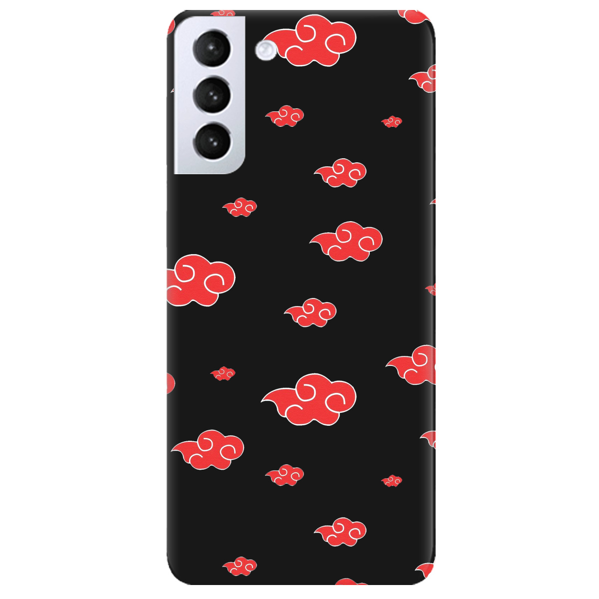 Чохол для Samsung Galaxy S21 Plus чорний матовий soft touch Akatsuki - фото 1 - Чохли для телефонів