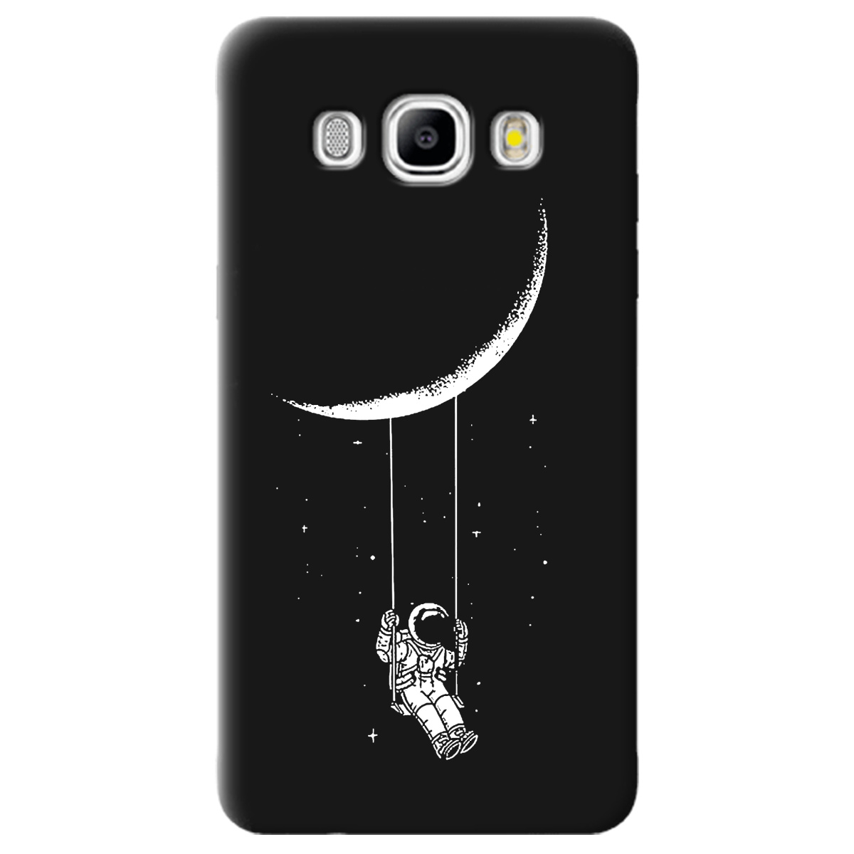 Чехол для Samsung Galaxy J5 2016 черный матовый soft touch Swing - фото 1 - Чехлы для телефонов