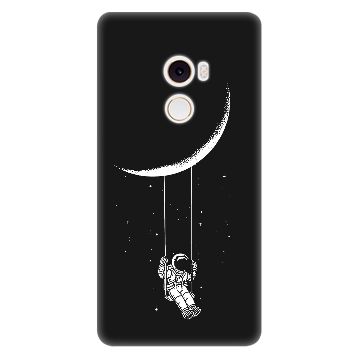 Чохол для Xiaomi Mi Mix 2 чорний матовий soft touch Swing - фото 1 - Чохли для телефонів