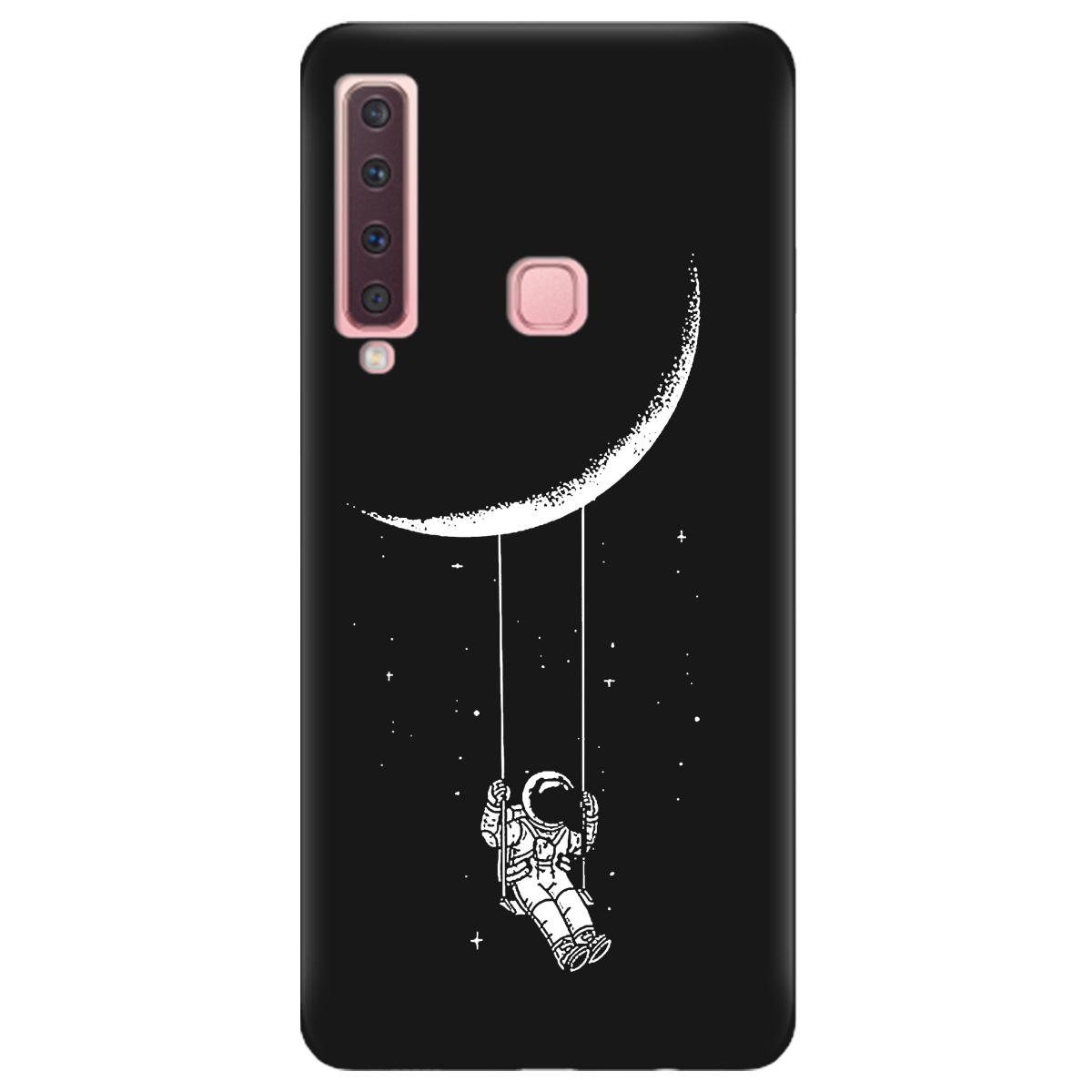 Чехол для Samsung Galaxy A9 2018 черный матовый soft touch Swing - фото 1 - Чехлы для телефонов