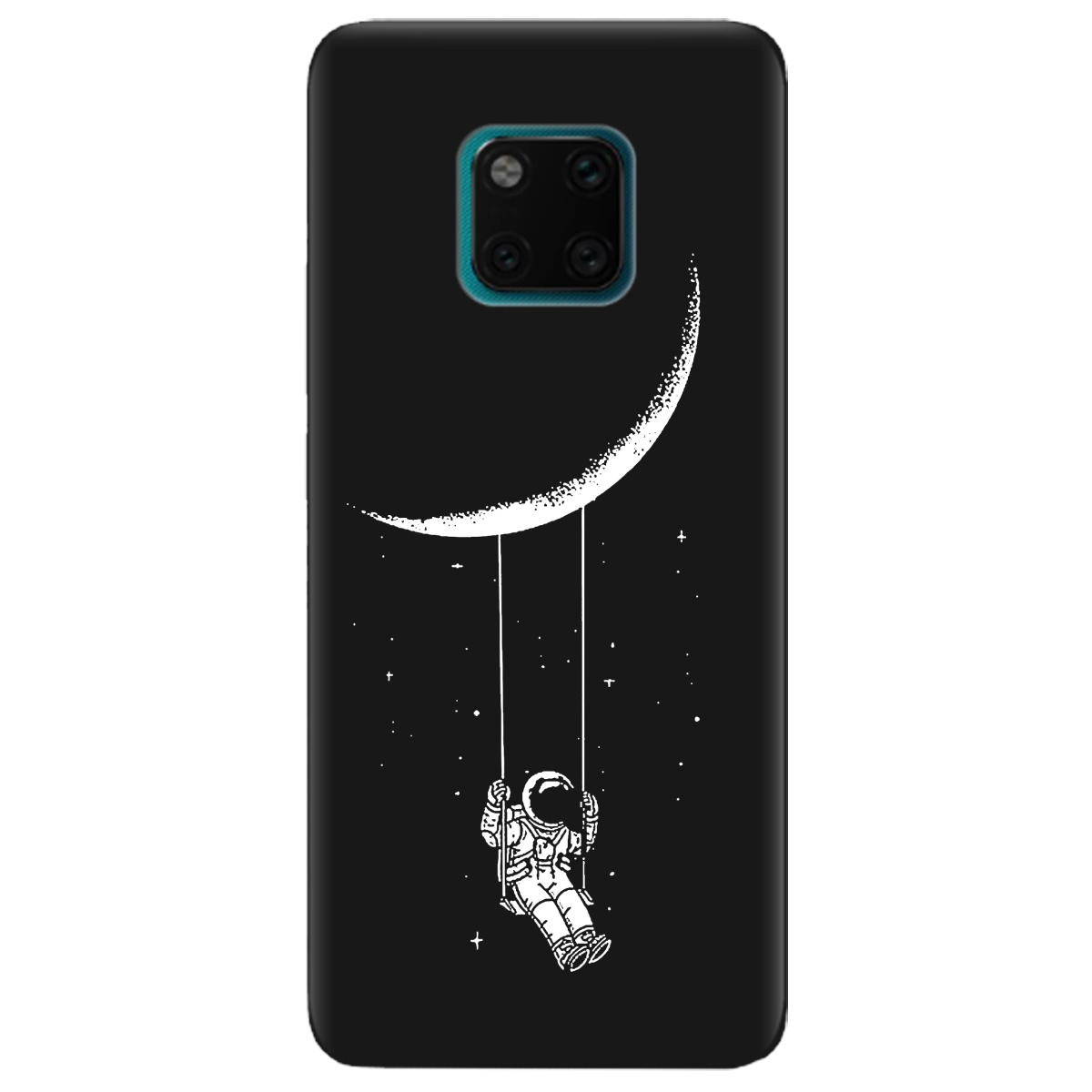 Чехол для Huawei Mate 20 Pro черный матовый soft touch Swing - фото 1 - Чехлы для телефонов