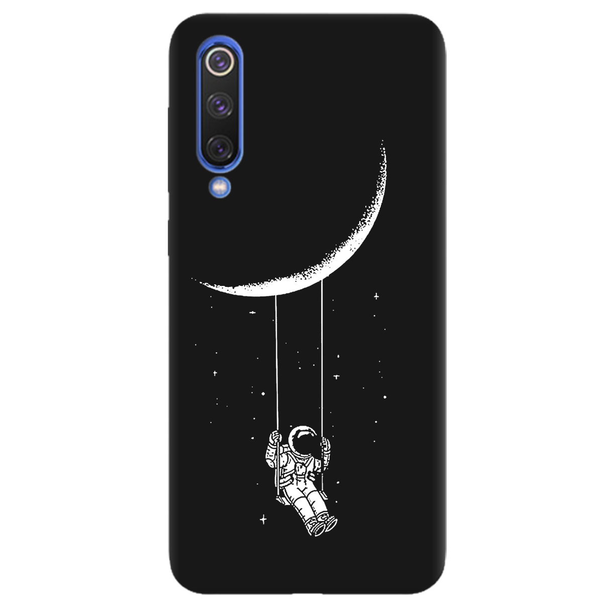 Чохол для Xiaomi Mi 9 чорний матовий soft touch Swing - фото 1 - Чохли для телефонів