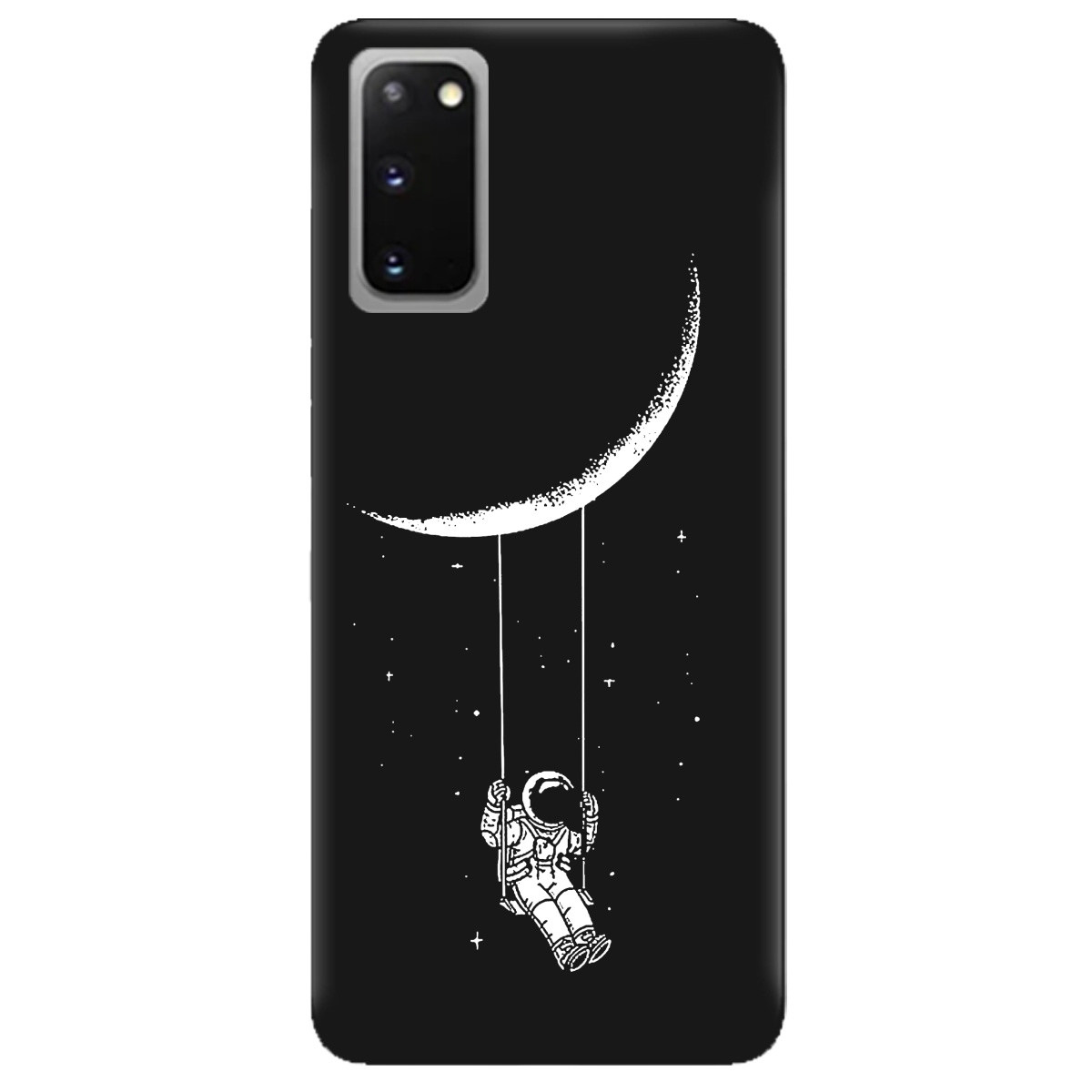 Чохол для Samsung Galaxy S20 чорний матовий soft touch Swing - фото 1 - Чохли для телефонів