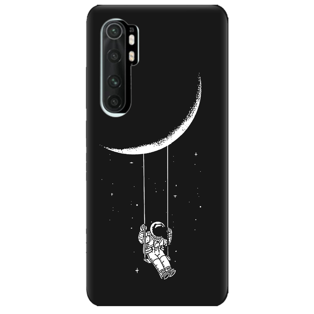 Чохол для Xiaomi Mi Note 10 Lite чорний матовий soft touch Swing - фото 1 - Чохли для телефонів