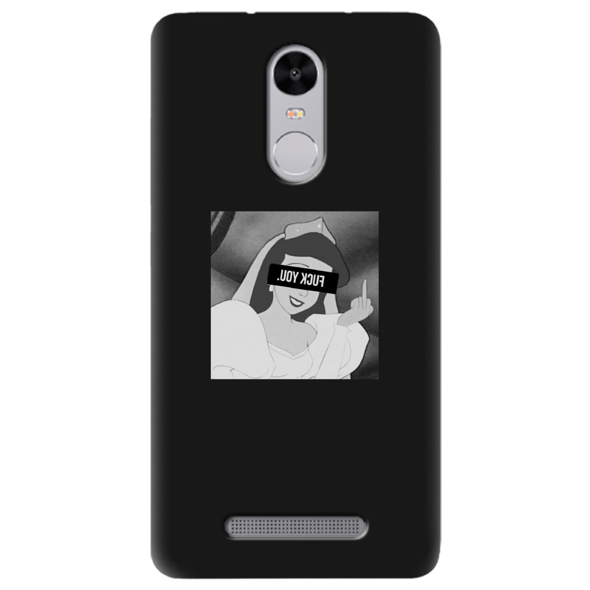 【Чехол для Xiaomi Redmi Note 3 / 3 Pro черный матовый soft touch You ...