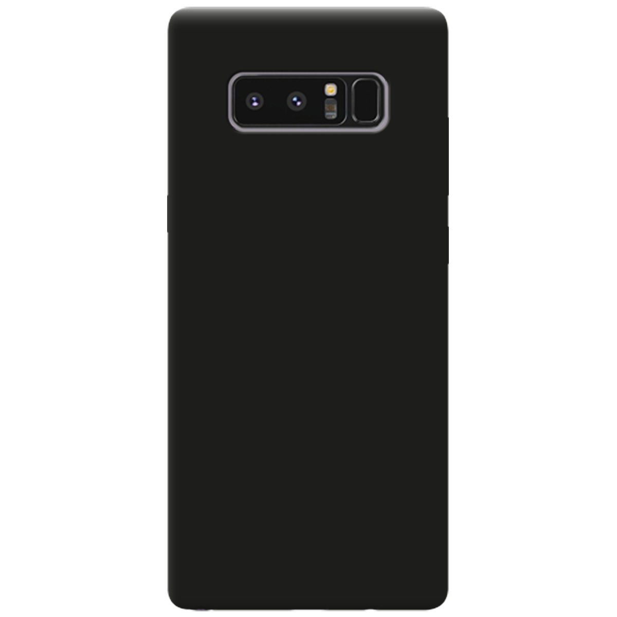 Чехол для Samsung Galaxy Note 8 черный матовый soft touch - фото 1 - Чехлы для телефонов