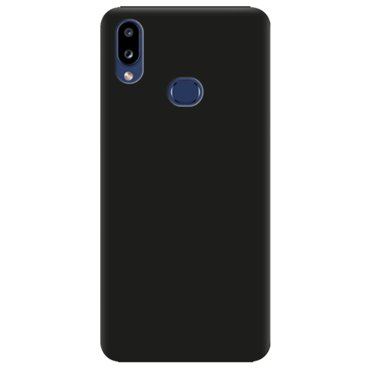 Чехол для Samsung Galaxy A10s черный матовый soft touch - фото 1 - Чехлы для телефонов