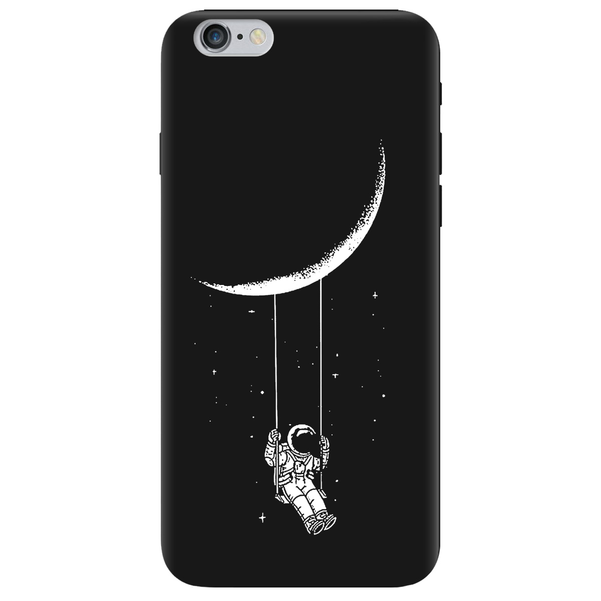 Чехол для Apple iPhone 6 Plus / 6S Plus черный матовый soft touch Swing - фото 1 - Чехлы для телефонов