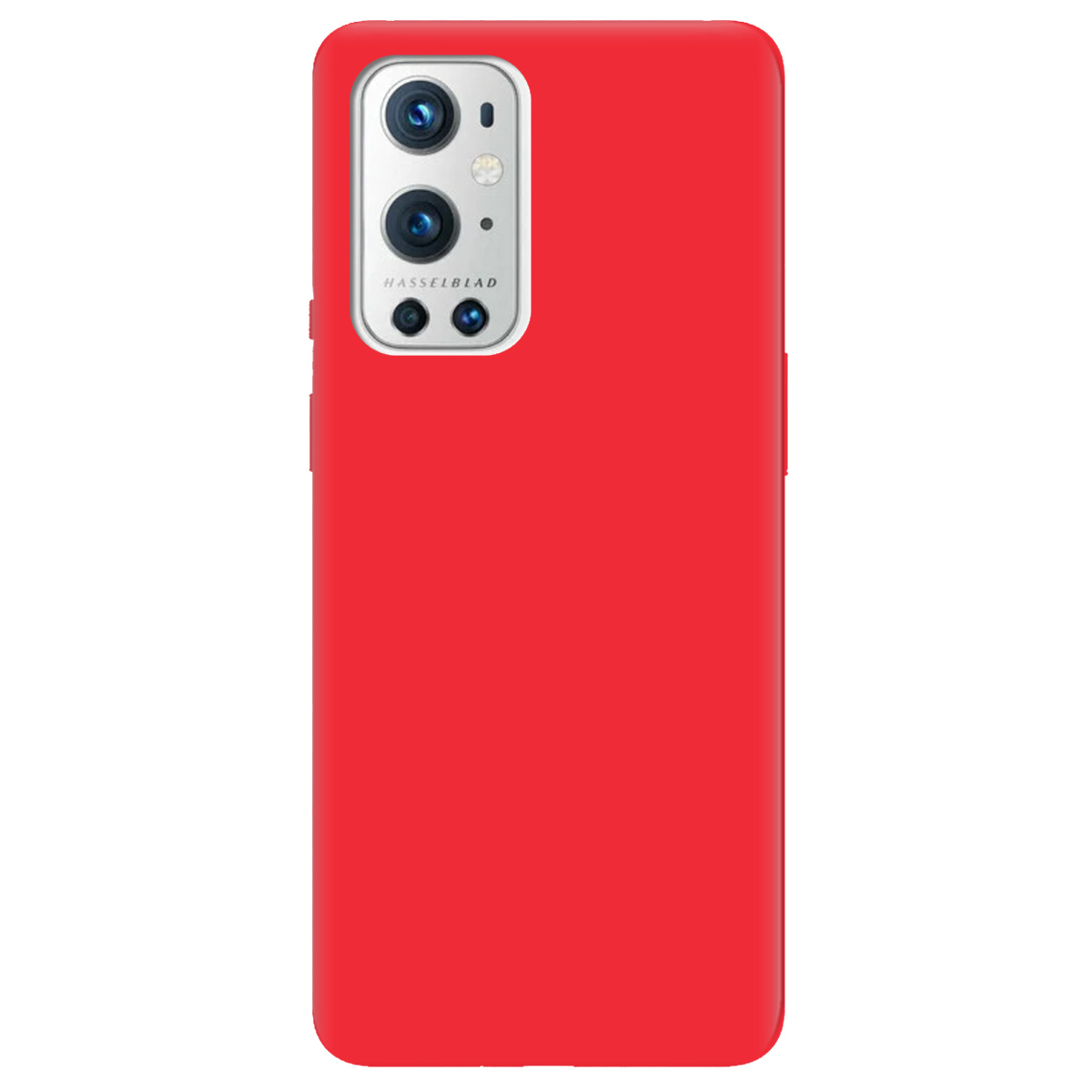 Чехол для OnePlus 9 Pro ярко-красный матовый soft touch - фото 1 Чехол для OnePlus 9 Pro ярко-красный матовый soft touch - фото 1 - Чехлы для телефонов