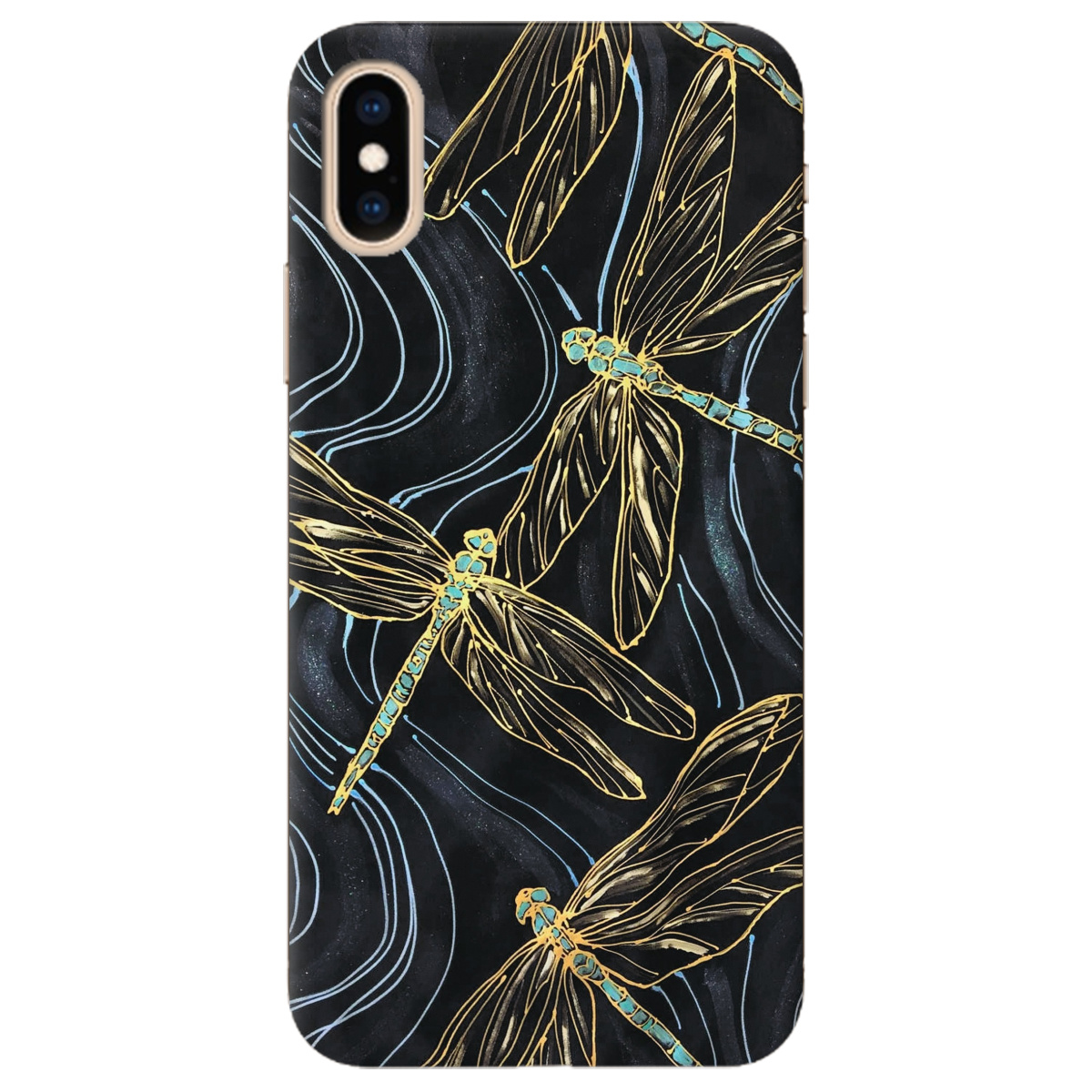 Чохол для Apple iPhone XS Dragonfly - фото 1 - Чохли для телефонів