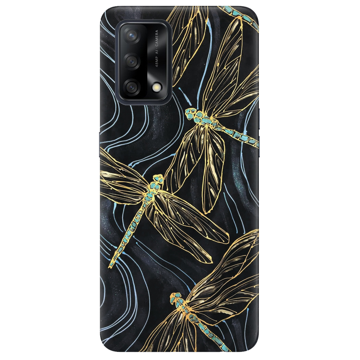 Чехол для Oppo A74 4G Dragonfly - фото 1 Чехол для Oppo A74 4G Dragonfly - фото 1 - Чехлы для телефонов