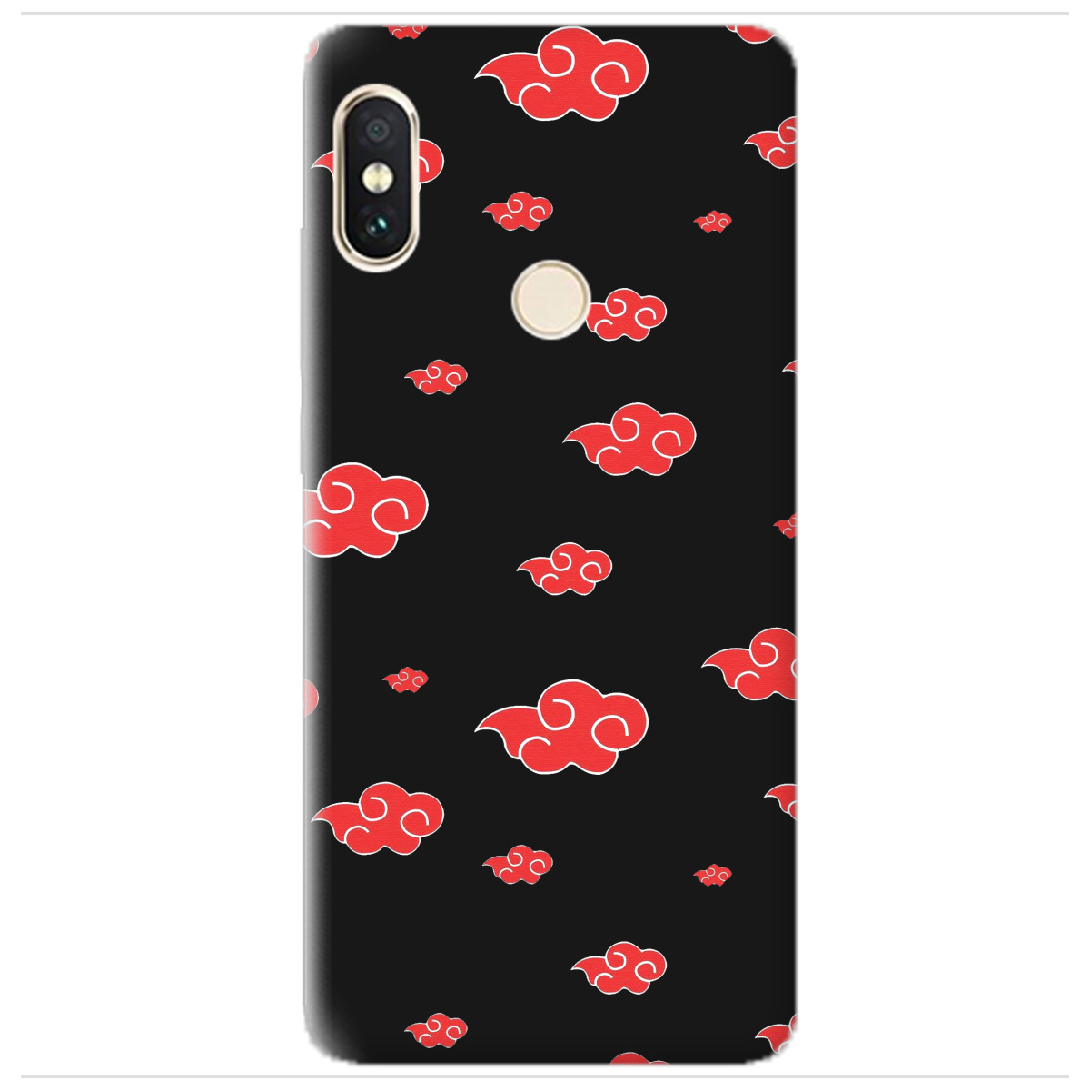 Чехол для Xiaomi Redmi Note 5 черный матовый soft touch Akatsuki - фото 1 - Чехлы для телефонов