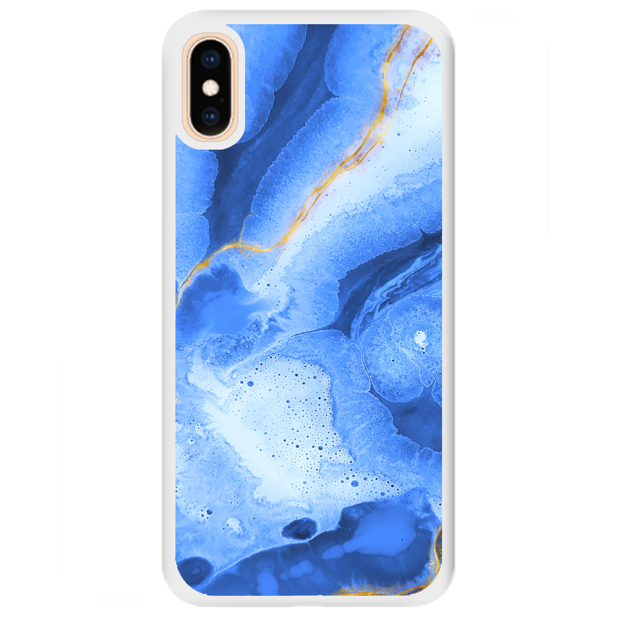Чохол для Apple iPhone XS 2D пластиковий з білими силіконовими бортиками Ocean - фото 1 - Чохли для телефонів