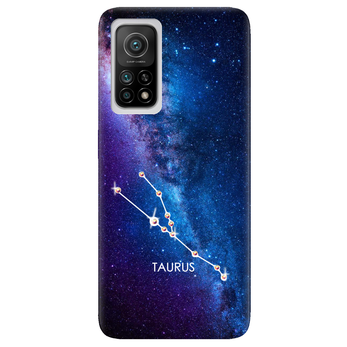 【Чехол для Xiaomi Mi 10T/ Mi 10T Pro Taurus (Телец) со стразами ...