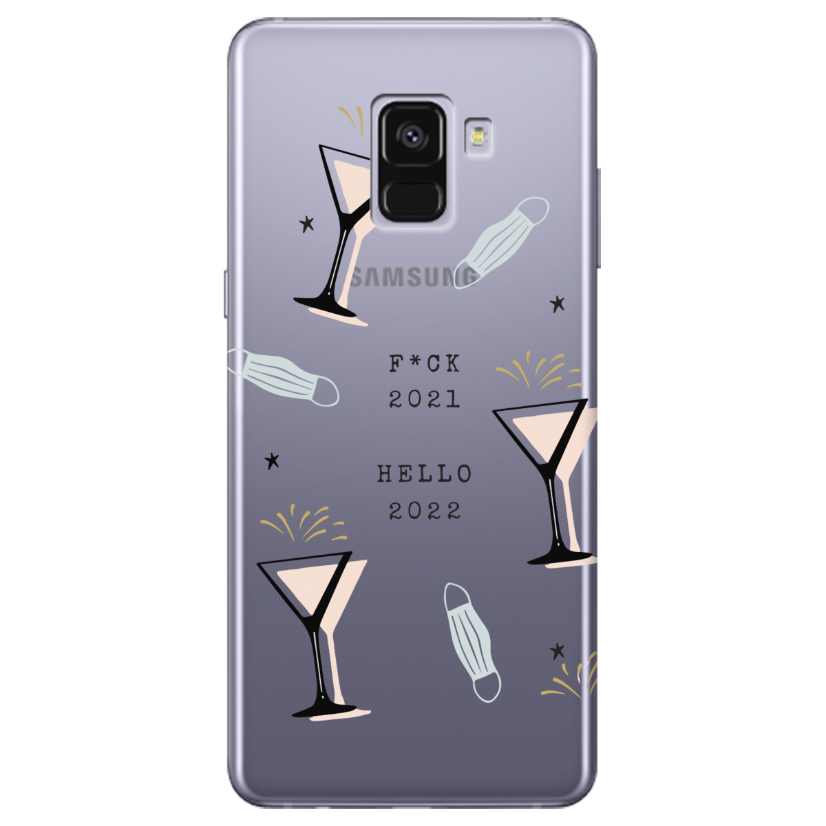 Чохол для Samsung Galaxy A8 2018 Hello 2022 - фото 1 - Чохли для телефонів