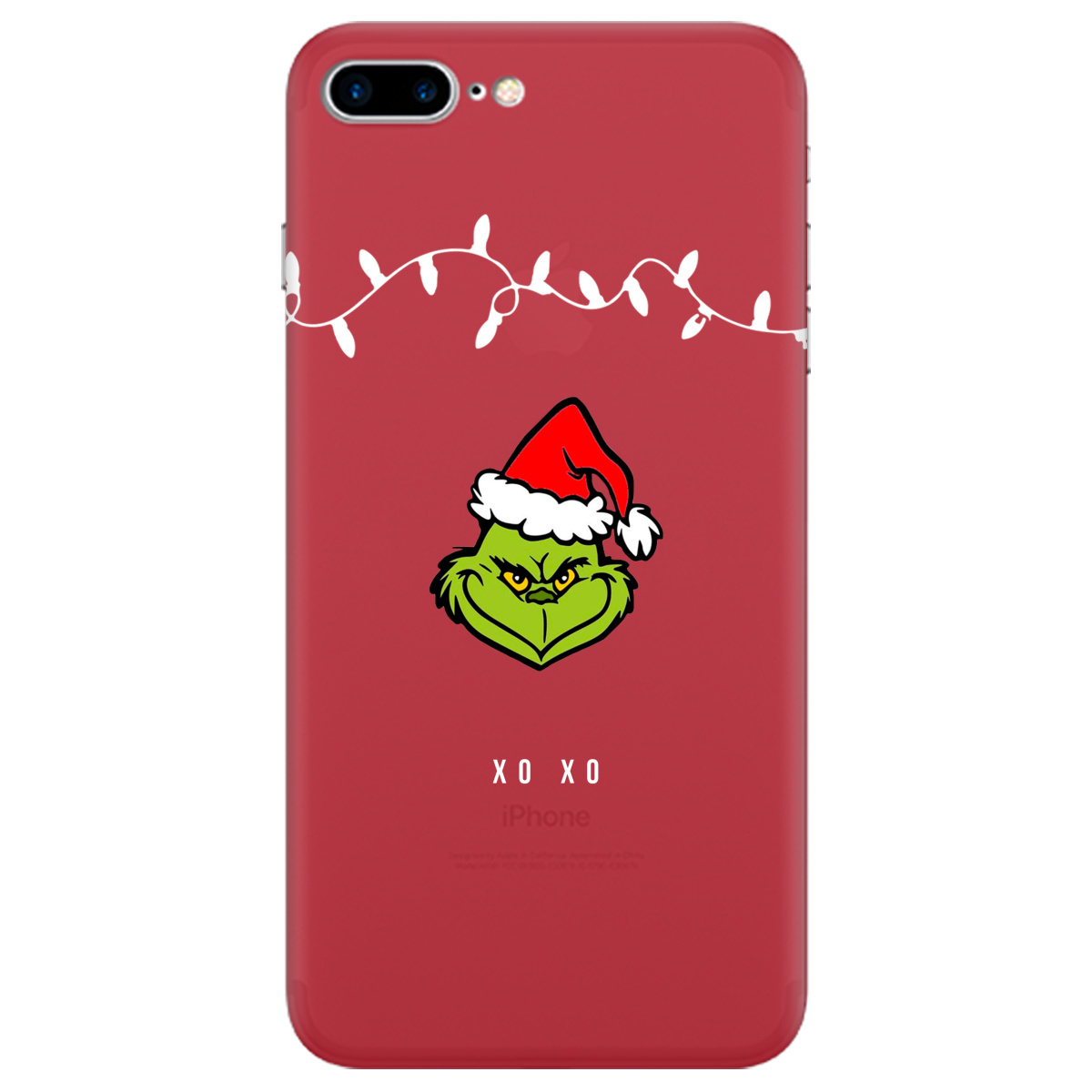 Чехол для Apple iPhone 8 Plus Grinch xo xo - фото 1 Чехол для Apple iPhone 8 Plus Grinch xo xo - фото 1 - Чехлы для телефонов
