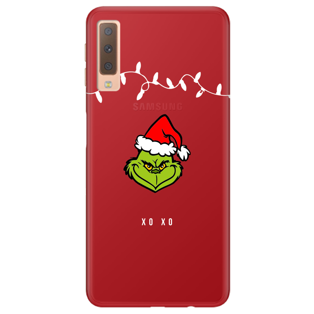 Чехол для Samsung Galaxy A7 2018 Grinch xo xo - фото 1 - Чехлы для телефонов