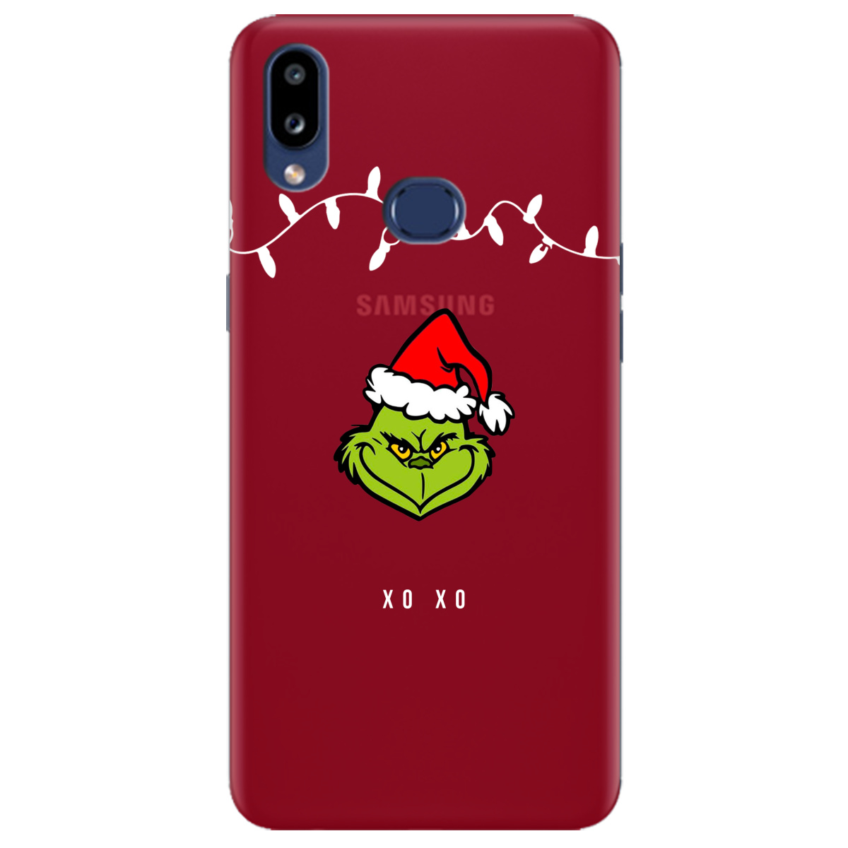 Чехол для Samsung Galaxy A10s Grinch xo xo - фото 1 Чехол для Samsung Galaxy A10s Grinch xo xo - фото 1 - Чехлы для телефонов