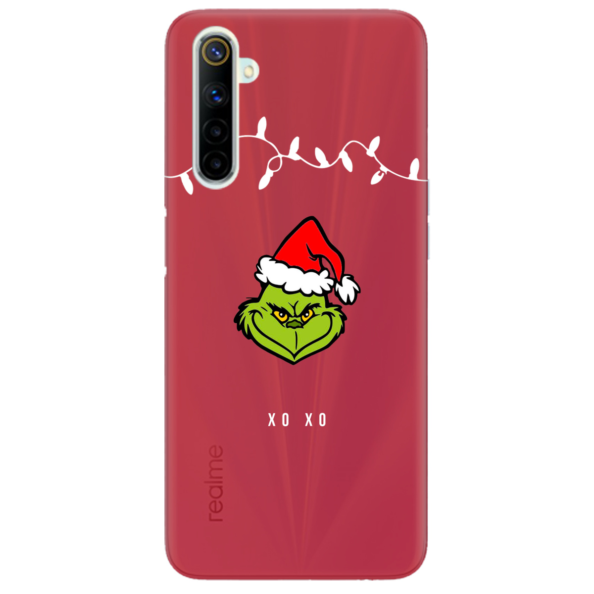Чехол для Realme 6 Grinch xo xo - фото 1 - Чехлы для телефонов