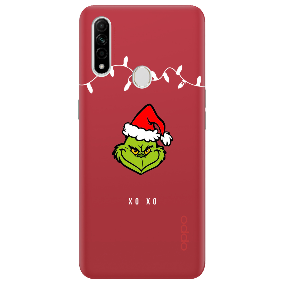 Чехол для Oppo A31 Grinch xo xo - фото 1 - Чехлы для телефонов