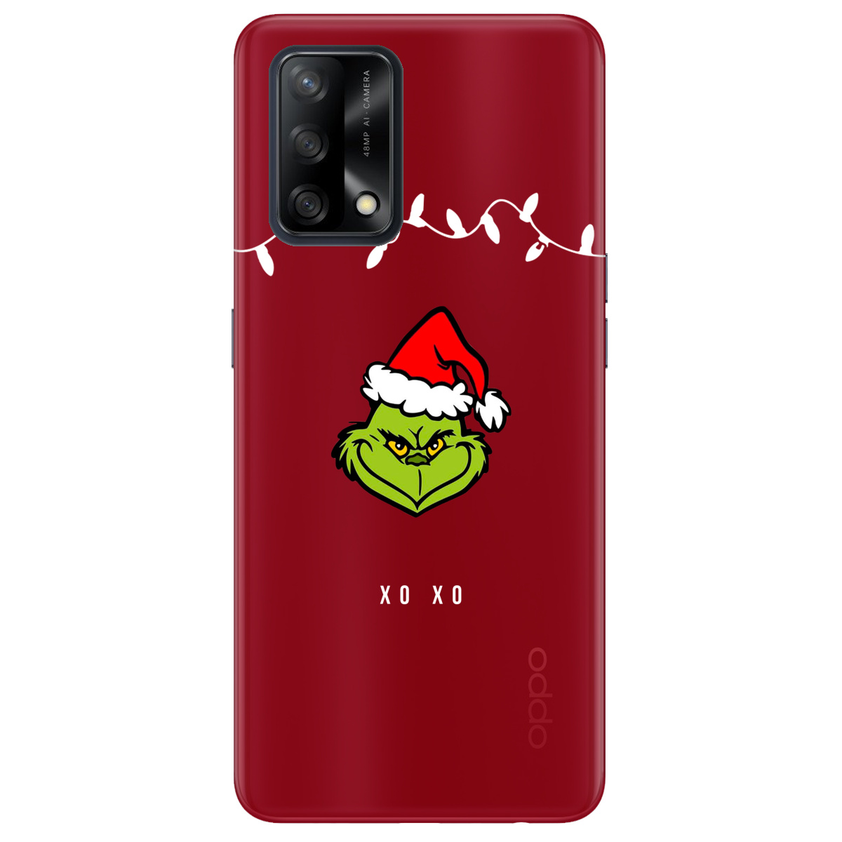Чехол для Oppo A74 4G Grinch xo xo - фото 1 - Чехлы для телефонов