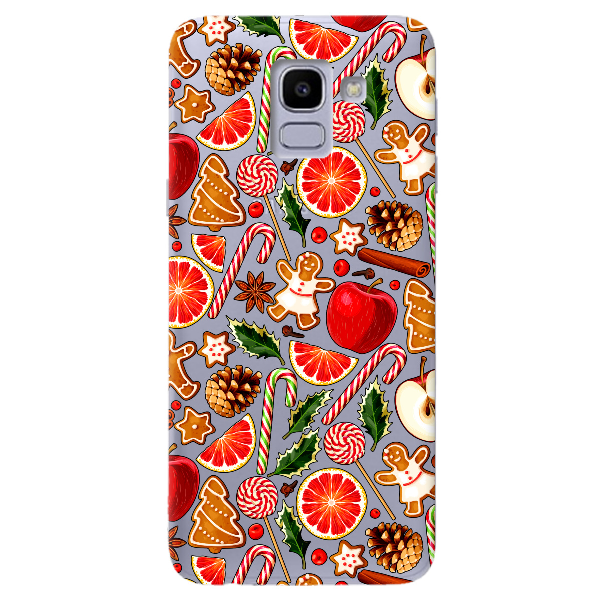 Чехол для Samsung Galaxy J6 2018 Christmas spices - фото 1 - Чехлы для телефонов