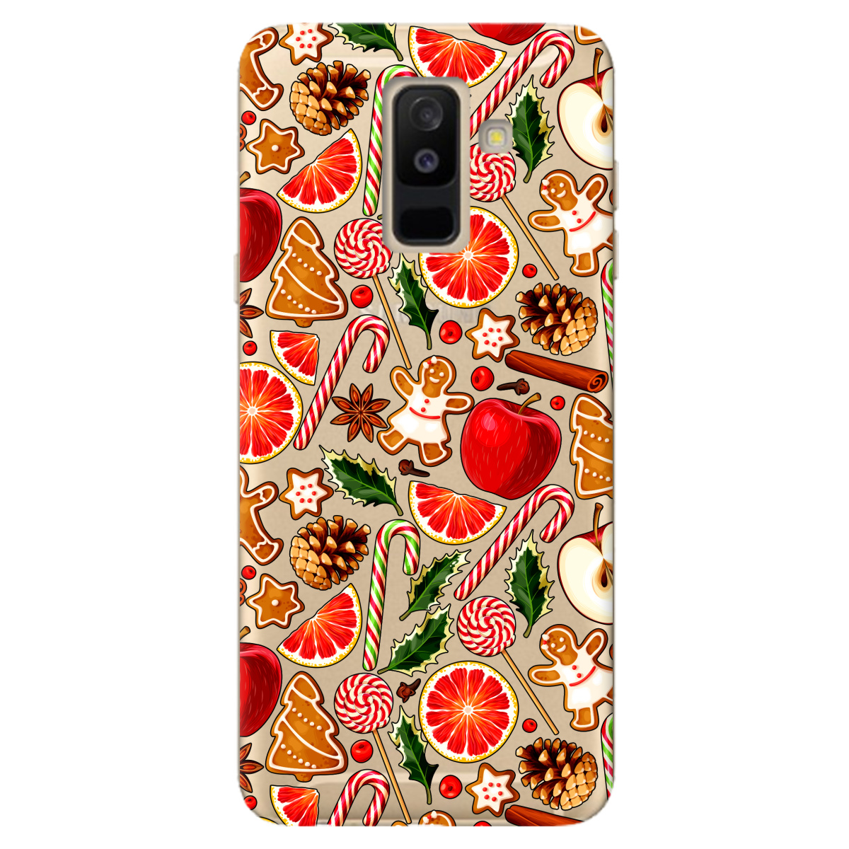 Чохол для Samsung Galaxy A6 Plus 2018 Christmas spices - фото 1 - Чохли для телефонів