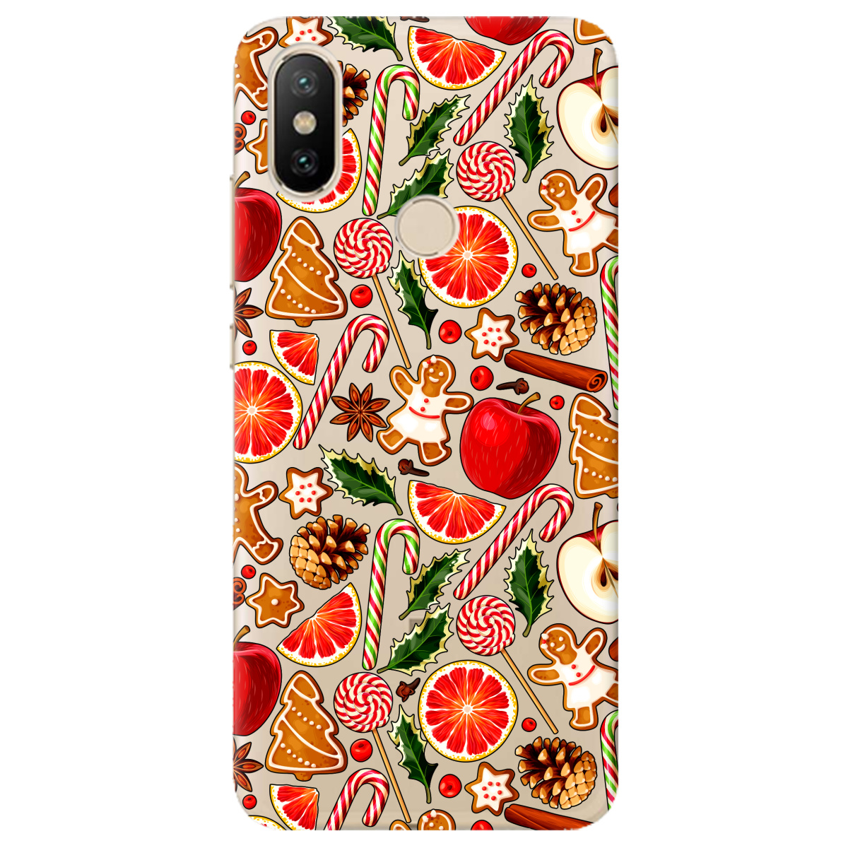 Чохол для Xiaomi Mi A2 Mi 6X Christmas spices - фото 1 - Чохли для телефонів