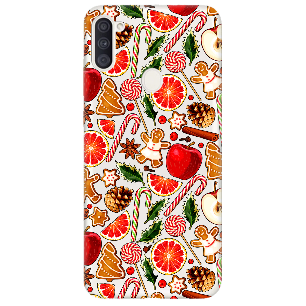 Чохол для Samsung Galaxy A11 Christmas spices - фото 1 Чохол для Samsung Galaxy A11 Christmas spices - фото 1 - Чохли для телефонів
