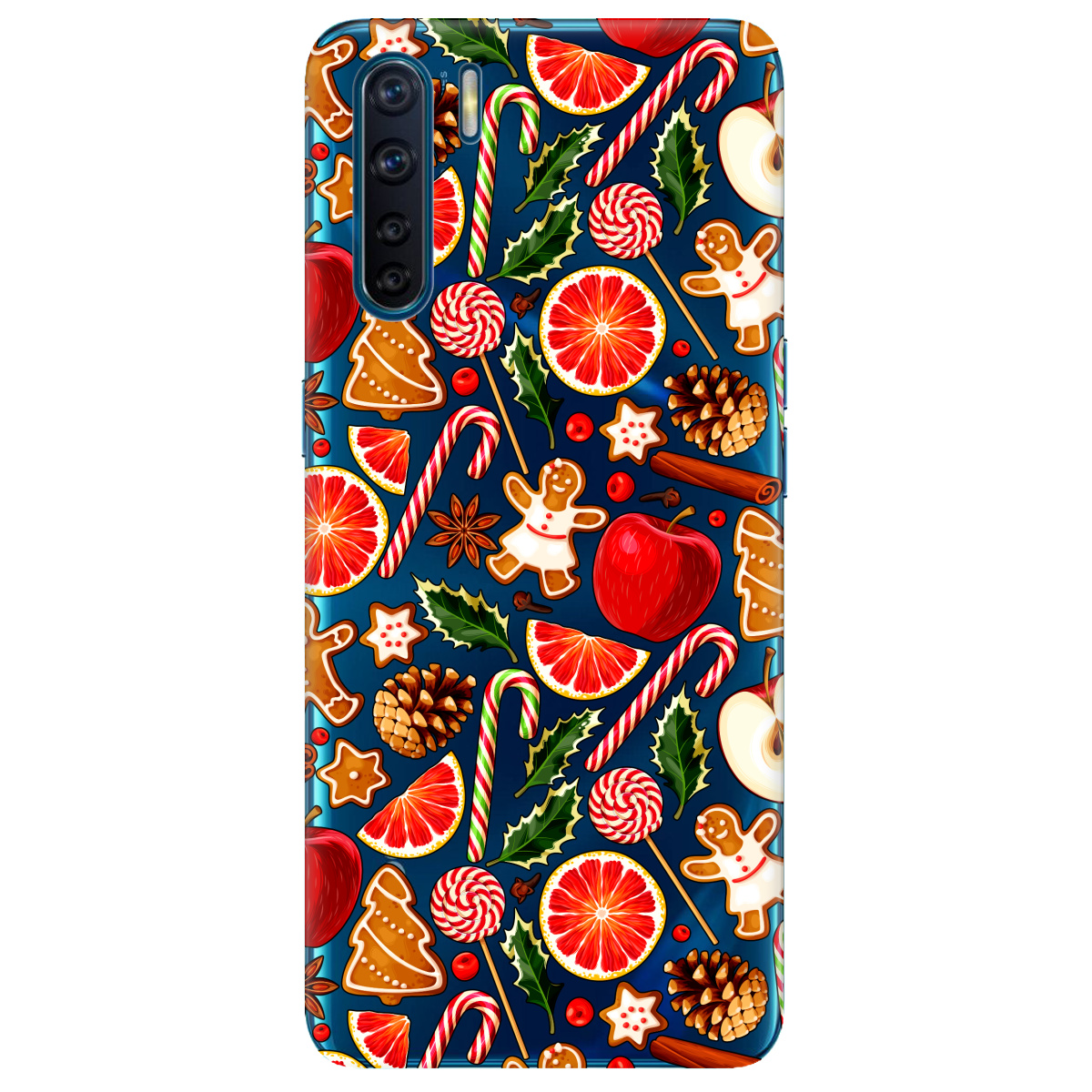 Чехол для Oppo Reno 3 Christmas spices - фото 1 - Чехлы для телефонов