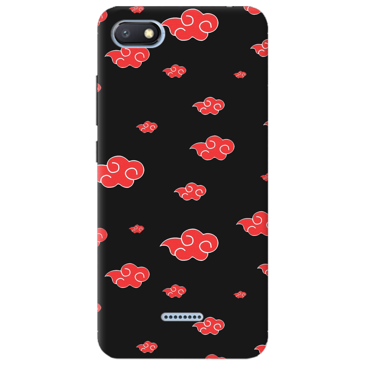 Чехол для Xiaomi Redmi 6A черный матовый soft touch Akatsuki - фото 1 Чехол для Xiaomi Redmi 6A черный матовый soft touch Akatsuki - фото 1 - Чехлы для телефонов