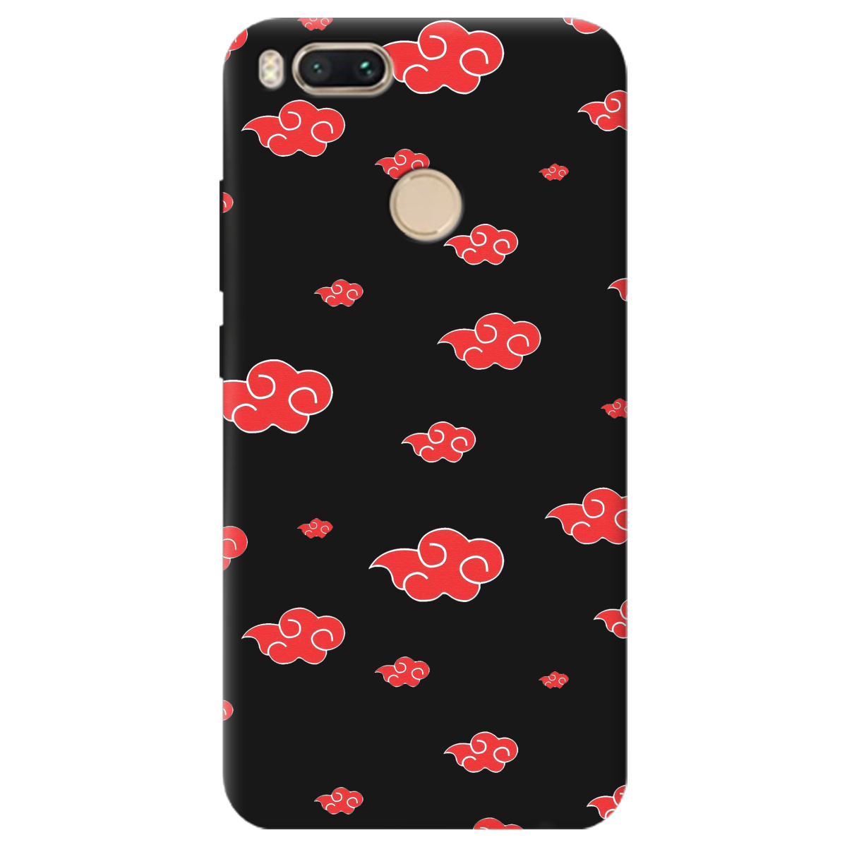 Чехол для Xiaomi Mi A1 черный матовый soft touch Akatsuki - фото 1 - Чехлы для телефонов