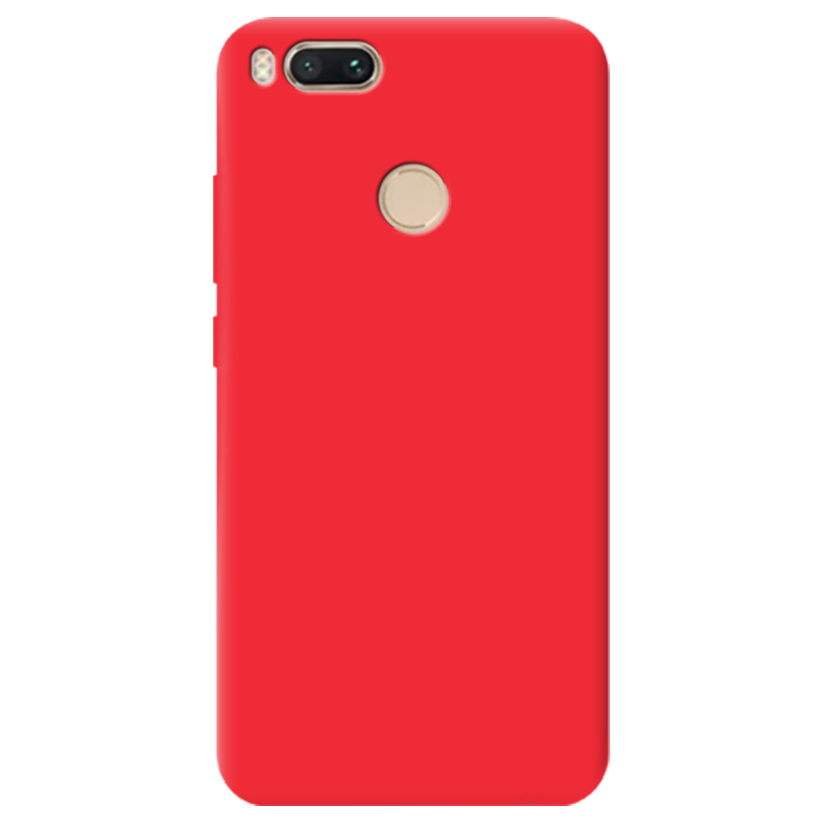 Чехол для Xiaomi Mi A1 ярко-красный матовый soft touch - фото 1 - Чехлы для телефонов