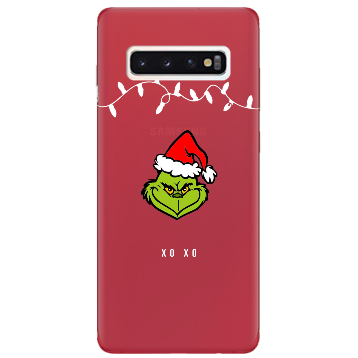 Чехол для Samsung Galaxy S10 Grinch xo xo - фото 1 - Чехлы для телефонов