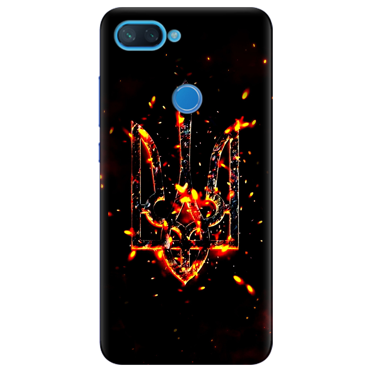 Чохол для Xiaomi Mi 8 Lite Вогонь - фото 1 - Чохли для телефонів