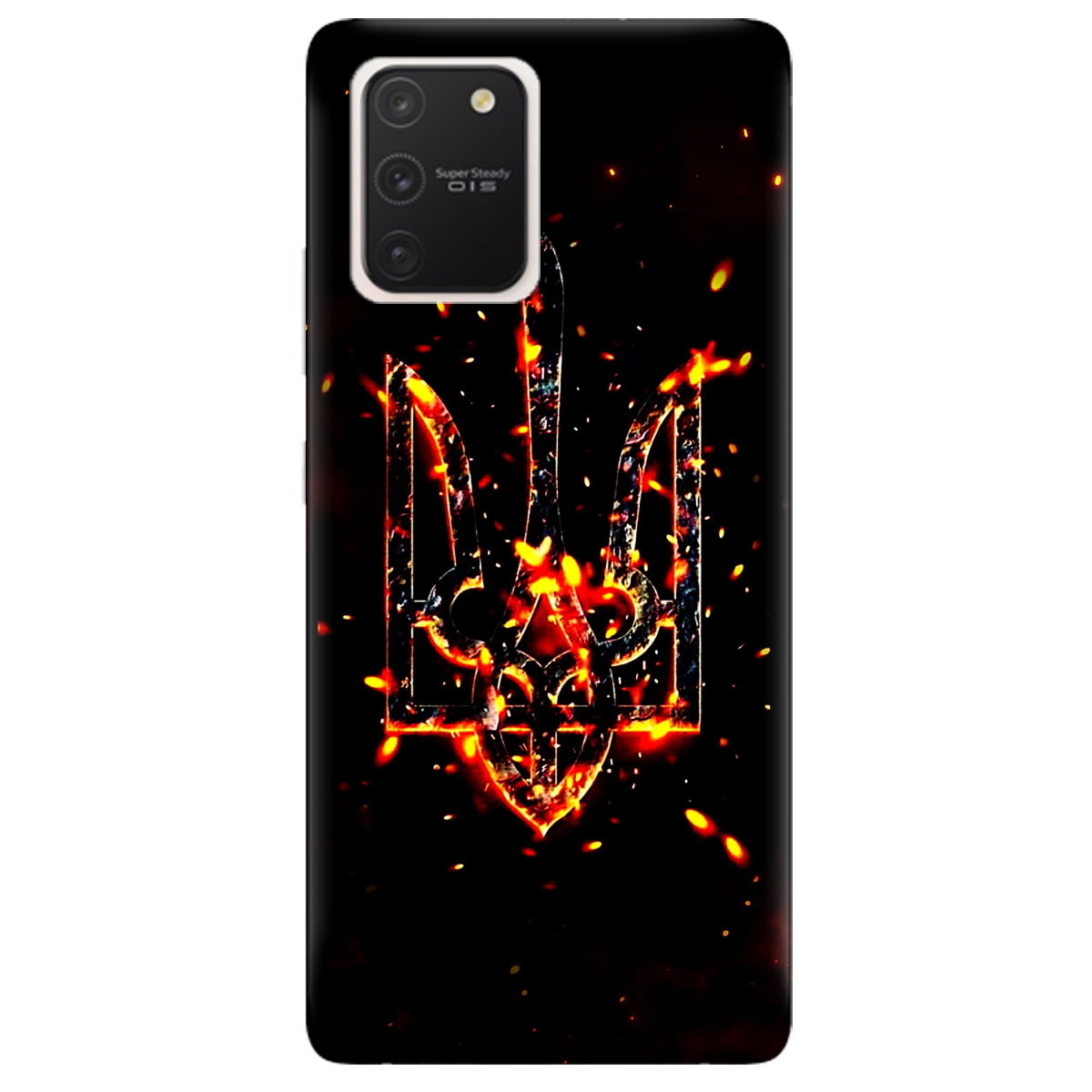 Чохол для Samsung Galaxy S10 Lite Вогонь - фото 1 Чохол для Samsung Galaxy S10 Lite Вогонь - фото 1 - Чохли для телефонів