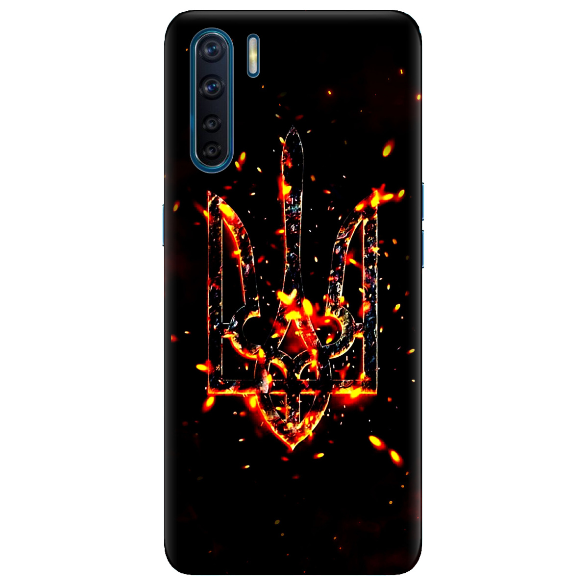 Чехол для Oppo A91 Вогонь - фото 1 - Чехлы для телефонов