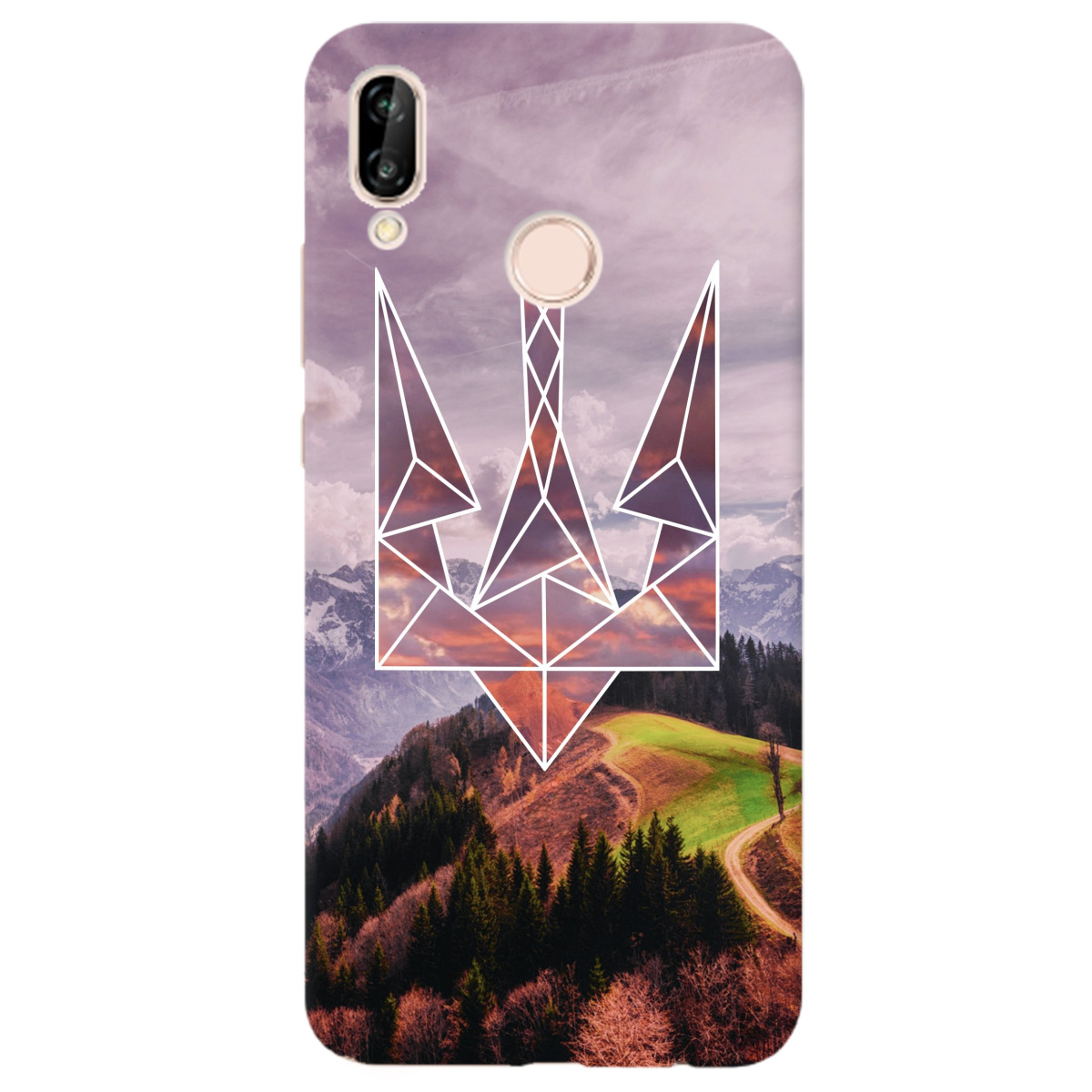Чохол для Huawei P20 Lite Ukraine - фото 1 Чохол для Huawei P20 Lite Ukraine - фото 1 - Чохли для телефонів