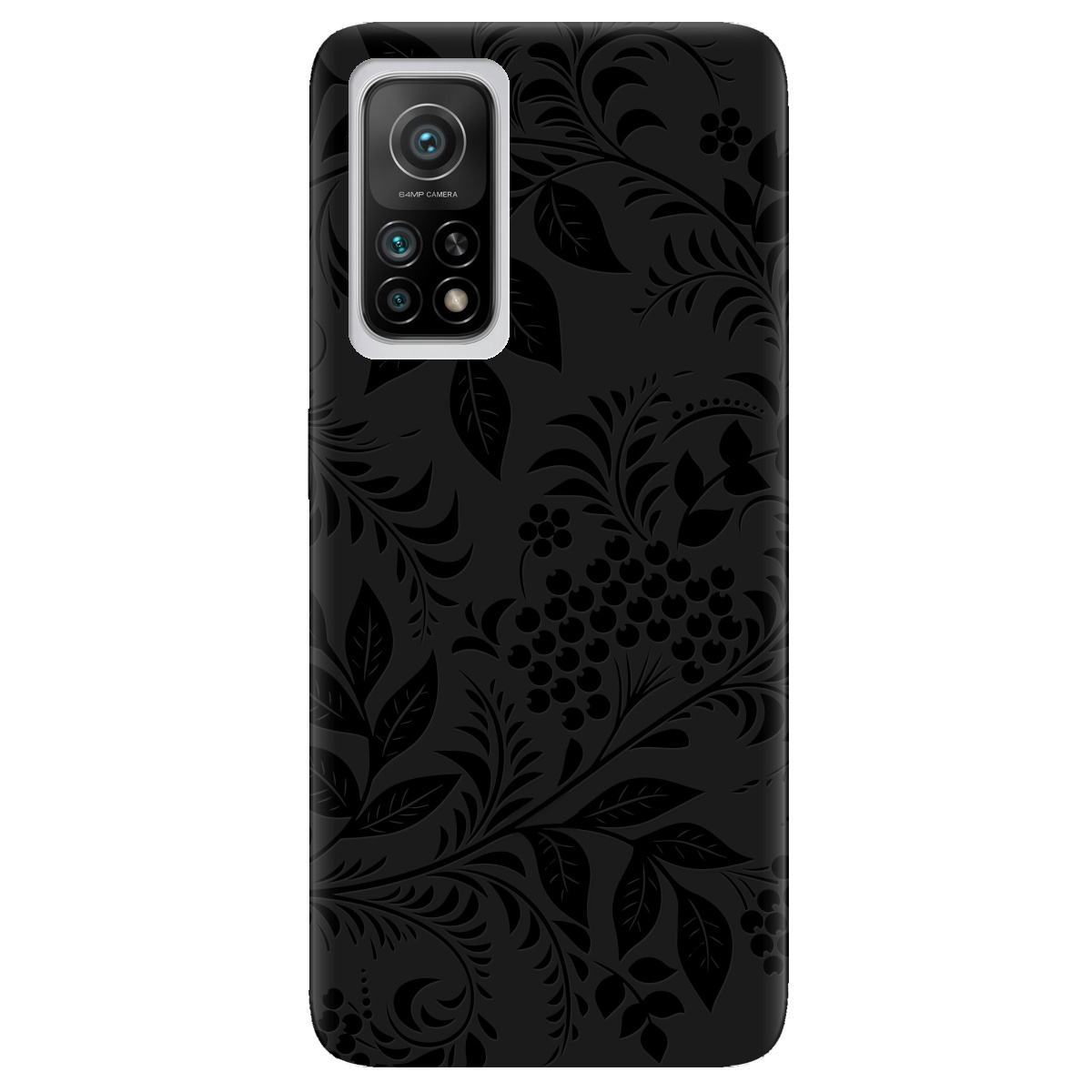 Чохол для Xiaomi Mi 10T/Mi 10T Pro чорний матовий soft touch Art - фото 1 - Чохли для телефонів