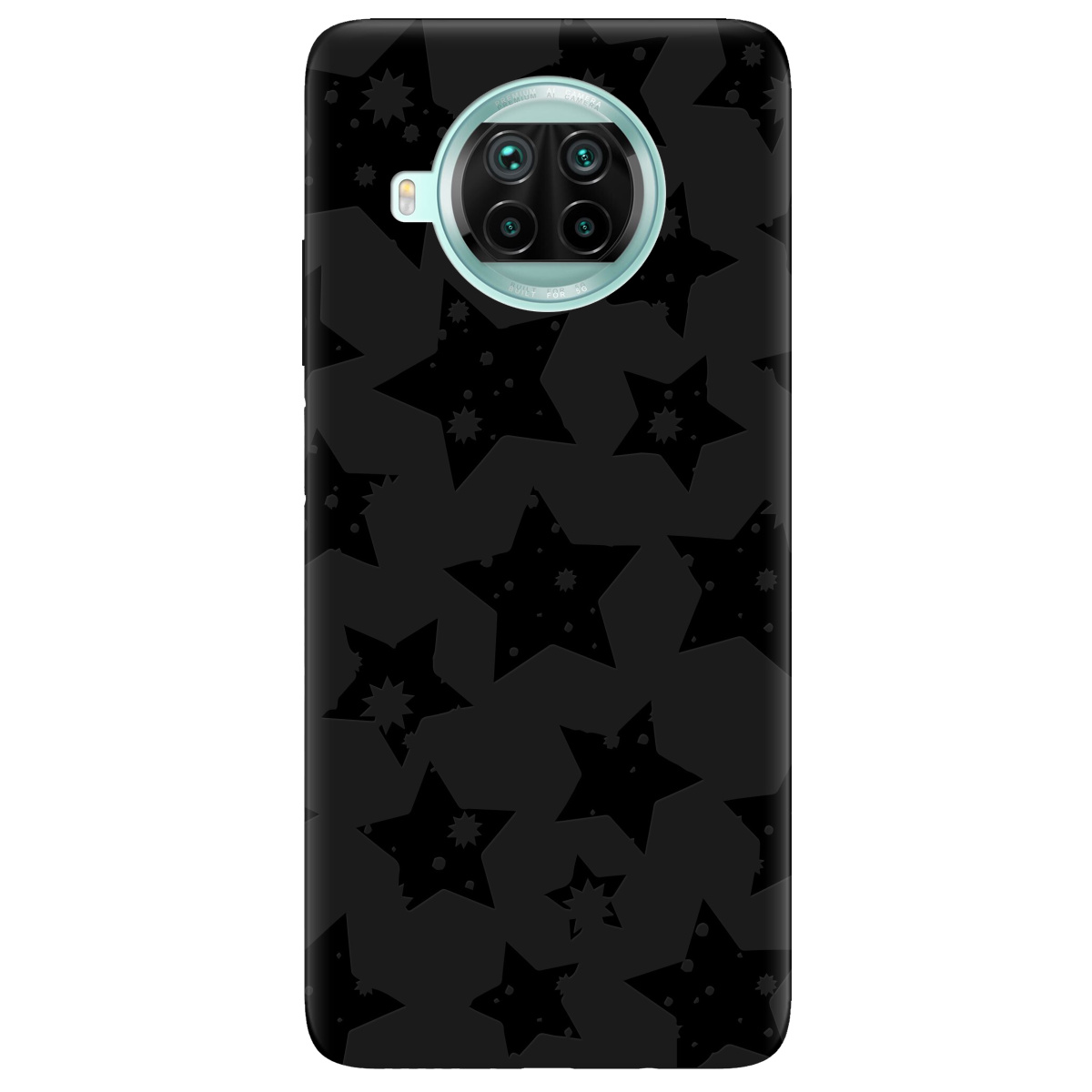 Чохол для Xiaomi Mi 10T Lite чорний матовий soft touch Black Star - фото 1 - Чохли для телефонів