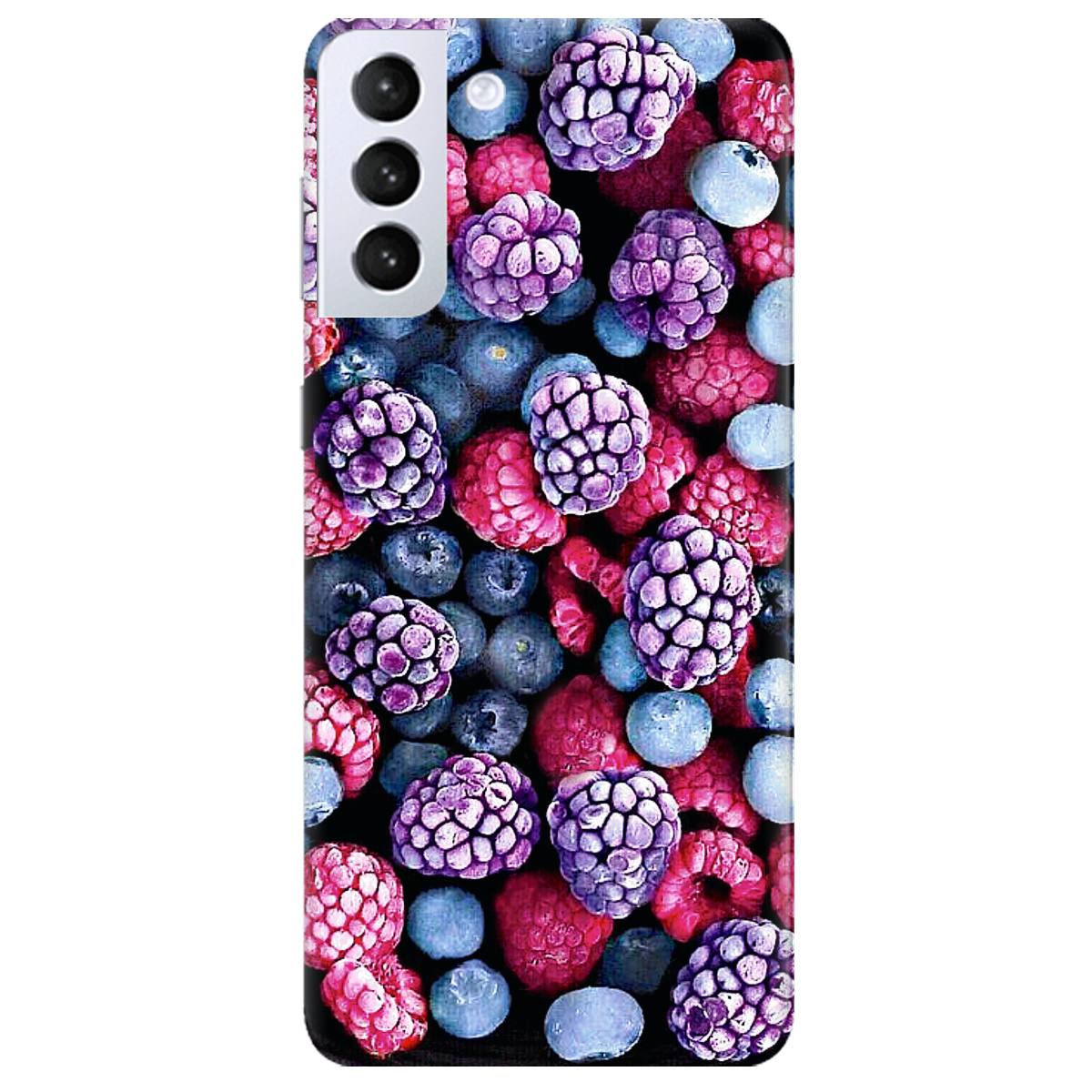 Чехол для Samsung Galaxy S21 Plus Frosty berry - фото 1 Чехол для Samsung Galaxy S21 Plus Frosty berry - фото 1 - Чехлы для телефонов
