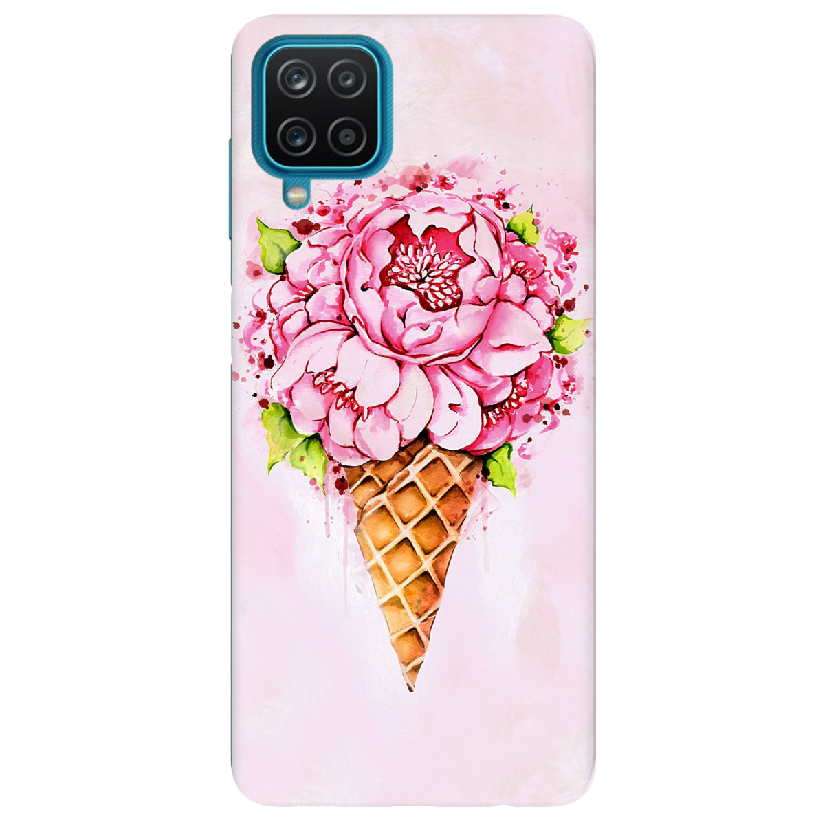 Чехол для Samsung Galaxy A12 Ice cream - фото 1 Чехол для Samsung Galaxy A12 Ice cream - фото 1 - Чехлы для телефонов