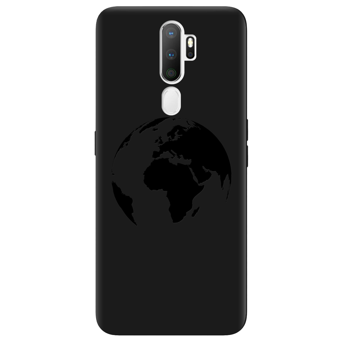 Чохол для Oppo A5 2020/A9 2020 чорний матовий soft touch Planet - фото 1 - Чохли для телефонів
