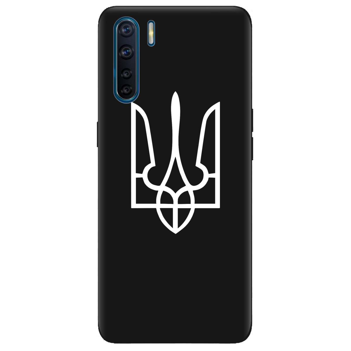 Чехол для Oppo Reno 3 черный матовый soft touch Gerb - фото 1 - Чехлы для телефонов